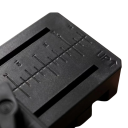 Ferramenta para montagem de portas de armários em plástico ABS Paragem para tábuas 10–60 mm 4