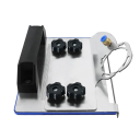 Ferramenta para rebarbar azulejos em ângulo de 45° Suporte com base 14x18 cm Adaptador de orifício 45 mm para rebarbadora 1