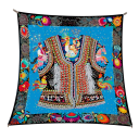 Festa delle tradizioni popolari foulard quadrato Tendenza moda donna Foulard multifunzionale per testa, collo e corpo Accessorio stiloso 7