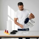 Festékszóró pohár rendszer 600 ml 10 db-os készlet fedéllel és 125 mikronos szűrővel M16 x 1,5 adapterek Átlátszó Festéshez és keveréshez 8