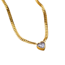 Fester Panzer-Halskette Edelstahl Damenmode Schmuck Ketten-Design Elegantes Accessoire für Partys Geschenk für Frauen 5