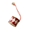 Festive Metal Christmas Decoration Drum Hand-Painted Hanging Ornament for Tree Classic Musical Christmas Decoration 3