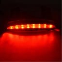 Feu stop à LED pour garde-boue arrière de moto pour certains modèles Harley-Davidson Sportster Forme incurvée Supports de montage Matériau PC 3