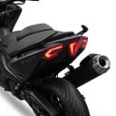 Feux de direction LED avant et arrière avec feu de frein arrière, étanche IP68, ensemble de 5 pièces, plastique ABS, transparent, pour Yamaha TMAX 530 5