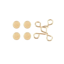 Fibbia in metallo regolabile per cintura con spilli da 27 mm Chiusura dei pantaloni Senza cuciture Regolazione rapida della misura Fissaggio affidabile Design resistente 5