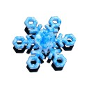 Fidget spinner -lumihiutale 1