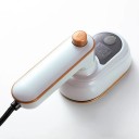 Fier de călcat mini cu abur, cu cap rotativ, verde sau alb, 170°C, călcat cu abur, priză UE, rezervor de 50 ml 4
