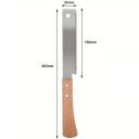 Fierăstrău manual pentru lemn de 30 cm Dinți ascuțiți pentru tăiere precisă Mâner ergonomic din lemn Fierăstrău universal pentru lucrări casnice 2