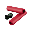 Fiets handvatten 13 x 2,2 cm MTB siliconen zachte sponzen antislip schokabsorberende handvatten voor rechte sturen PVC uiteinden fietssturen 2