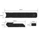 Fiets Onderbuis Beschermsticker Anti-kras Zelfklevende tape Framebescherming Fietsaccessoires Mountainbike 4