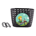 Fietsmand 20 x 15 cm Kunststof met bevestigingsband Voorste houder opbergmand voor fietsstuur 2