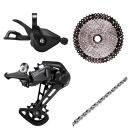 Fietsversnellingsset 11 versnellingen 11–52T legering derailleur cassette ketting voor mountainbike en uitdagend terrein 1