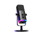 FIFINE AM8 dinamikus mikrofon USB és XLR kimenet monitorozás 3,5 mm-es RGB háttérvilágítás 10 üzemmód hangerőszabályzó érintőpanel podcast streaming 1