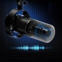 FIFINE K688 Dynamic Microphone with USB and XLR Output Monitoring 3.5mm Gain Control Touch Mute Shock Mount Vocal Recording Stream 6