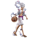 Figura de acción Monkey D. Luffy Gear 5 23 cm Figura de anime coleccionable de One Piece Modelo detallado Pose de lucha Decoración Regalo 2
