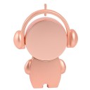Figura de palo con memoria USB y auriculares 1