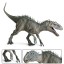 Figura înfricoșătoare dinozaur 34 cm 2