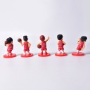 Figuras de equipa de basquetebol 5 unidades 6