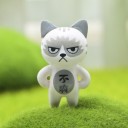 Figurer af rynkende katte - 6 stk. 10
