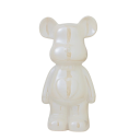 Figurină ceramică cu urs 17 x 9,5 x 6 cm Suprafață lucioasă Figurina decorativă Decorațiune modernă pentru birou sau raft 4