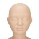Figurína na trénink aplikování kosmetiky 39 x 30 cm silikonová hlava a busta z PVC na nácvik líčení masáže i péče o pleť obličeje 4