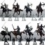 Figurine de cavaleri - dimensiune 8 cm - pachet 28 buc 3