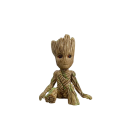 Figurine de collection miniaturisée Groot 6 x 4,5 cm Personnage de film Petit pot de fleurs Décoration de table Cadeau pour les fans 2