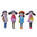 Figurine de fille 4 pcs 2