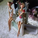 Figurine décorative ballerine 2 pcs 3