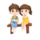 Figurine decorative ragazzo e ragazza 11