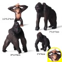 Figurine di gorilla 4 pz 2