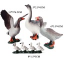 Figurines de canard 4 pcs 2
