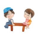 Figurines décoratives garçon et fille C476 1