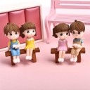 Figurines décoratives garçon et fille 4