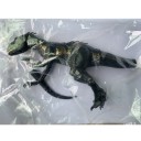 Figurinha dinossauro preto 15 cm 6