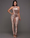 Figursyet damejumpsuit med pailletter 5