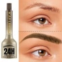 Fijador líquido para cejas con punta de horquilla 9 x 2,5 cm resistente al agua y de larga duración 24 horas en 3 tonos naturales para efecto de microblading 3