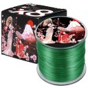 Fil de pêche tressé japonais 100 m 0,32 mm 32 kg Corde de pêche tressée durable pour la pêche en mer et en eau douce Fil tressé hautement résistant et flexible avec une surface lisse 4