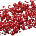 Fil de perles 10 m Fil décoratif en perles Guirlande de mariage Corde décorative pour cadeaux Décorations de Noël Création créative 5