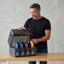 Filament Dryer 363 x 278 x 131 mm for 4 Rolls of 1 kg with Adjustable Temperature 35–70 °C and Easy Installation Black for Drying During Printing 2
