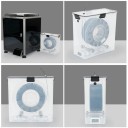Filament Drying Box 254 x 127 x 237 mm Transparent Box with Thermometer and Bearings for Spools up to 210 mm Diameter 3