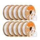 Filamento PETG-GF com Fibra de Vidro 1,75 mm 10 kg Tolerância ±0,03 mm Bico 250-280 °C Para Impressões Sólidas e Dimensionalmente Estáveis e Impressão 3D 5