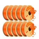 Filamento PETG-GF com Fibra de Vidro 1,75 mm 10 kg Tolerância ±0,03 mm Bico 250-280 °C Para Impressões Sólidas e Dimensionalmente Estáveis e Impressão 3D 6
