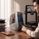 Filamenttørrer S med justerbar temperatur 45–70 °C og timer op til 48 timer Til tråde 1,75 og 2,85 mm 360° varm luft opvarmning Grå Til 3D print 2