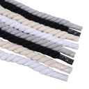 Fili di cotone spessi per scarpe 140 cm Corda intrecciata alla moda in cotone naturale Lacci retro Lacci robusti per sneakers Stivali 2