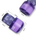 Filtr 9,1×5,4×12,9×6,8 cm fioletowy plastikowy element zamienny do odkurzacza Dyson V11 Animal V11 Torque Drive V15 Detect Cyclone 4