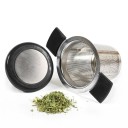 Filtre à thé en acier inoxydable avec couvercle 2