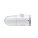 Filtre pour robinet avec filtration à 5 niveaux 0,1 μm 145,7×66×67 mm charbon actif blanc pour le traitement de l'eau potable à domicile 1