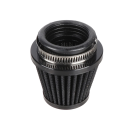Filtro de ar para motociclos com tubo de 45 mm Altura 8 cm Filtro desportivo universal para admissão de motor Scooter ATV Quad Peça 1