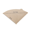 Filtros de papel en forma de cono para café filtrado 100 uds de pulpa de madera natural para 1–3 tazas Filtros de café sin olor ni productos químicos 2